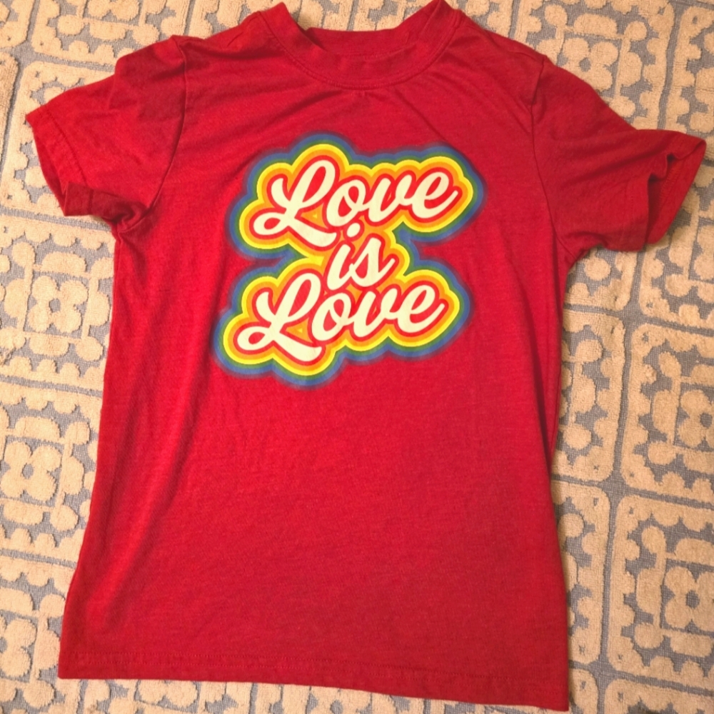 Pride "love is love" shirt